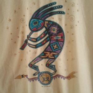 (3/$25 bundle)women's L short sleeve t-shirt (Aztek theme)